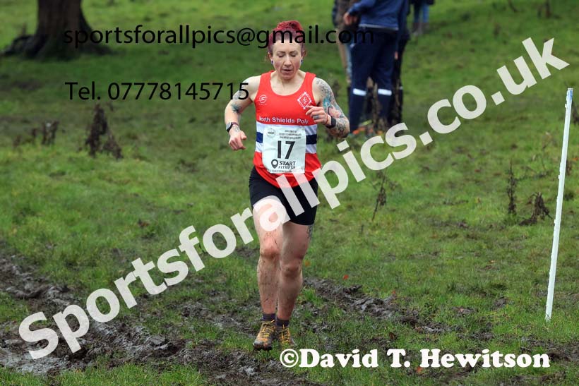 Womens Senior and Womens Masters 2023 NECAA Cross Country Relays, Thornley Hall Farm, Peterlee, County Durham. Photo: David T. Hewitson/Sports for All Pics
